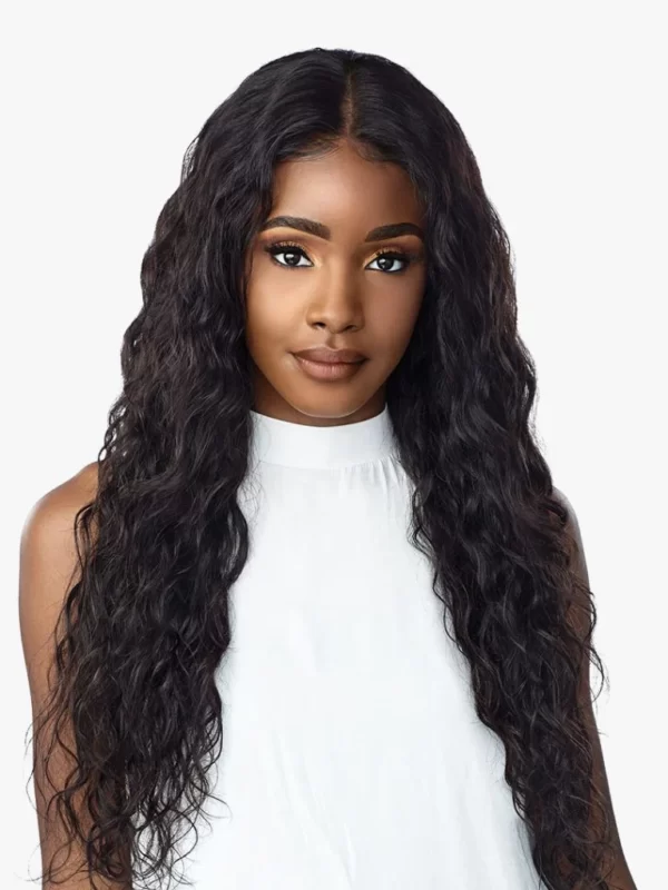 28 inch human hair HD lace front wig