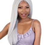 Grey lace front wig - glueless 150% density human hair 13x4 lace wigs