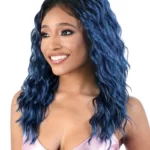 Otindigo blue lace front wig - glueless 150% density 13x4 human hair lace wigs