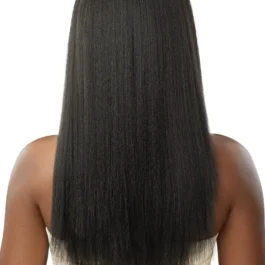 Yaki straight full lace wig – 150% density virgin remy human hair wig for black women for sale