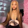 Glueless highlight HD lace wig