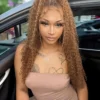 Glueless highlight HD lace wig