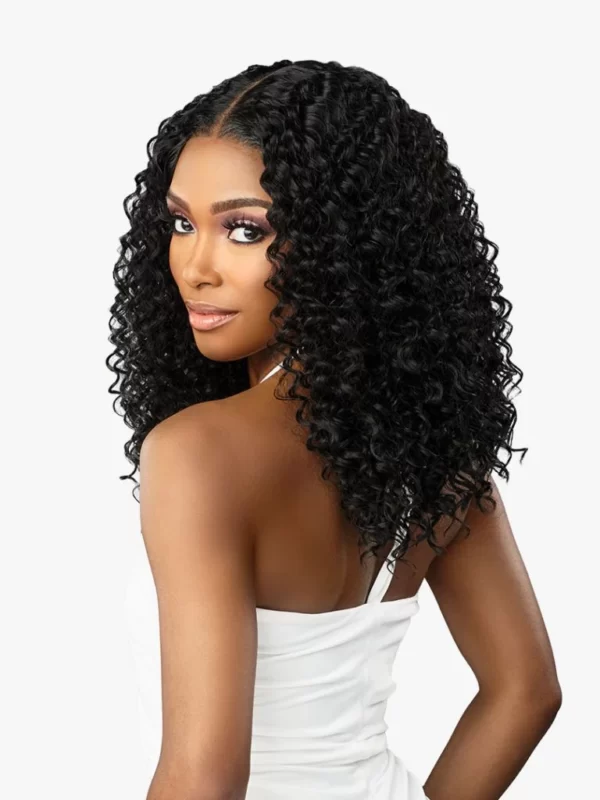 Water wave glueless 5x5-4x4 HD lace closure wig - 150% density human hair lace wig